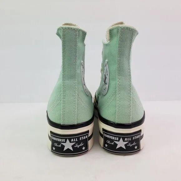 Converse Chuck 70 Plus HI Womens Size 7 Sticky Aloe Egret Black Sneaker Shoes