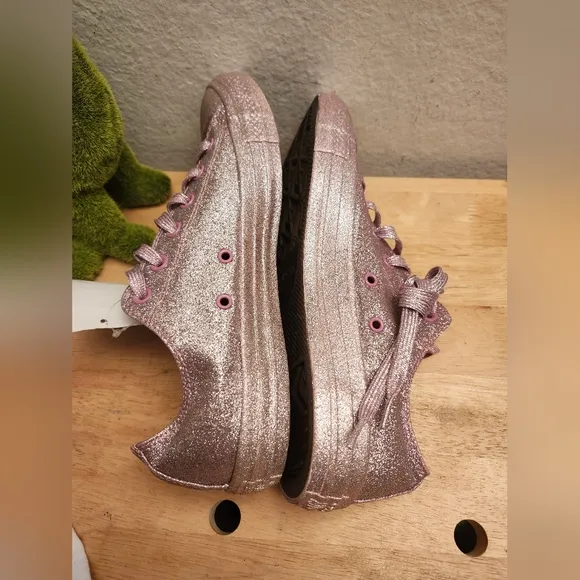Converse Chuck Taylor All Star 162993C Unisex Pink Glitter Shoes US Size M8/W10
