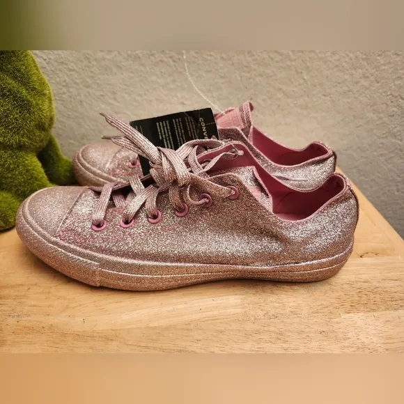 Converse Chuck Taylor All Star 162993C Unisex Pink Glitter Shoes US Size M8/W10