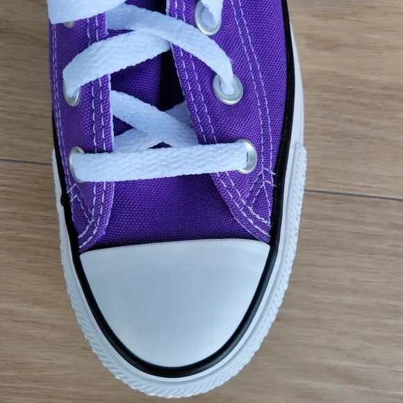 🤩Converse Chuck Taylor All Star Canvas Hi Top Size 5.5 Men Shoes Violet 134833F