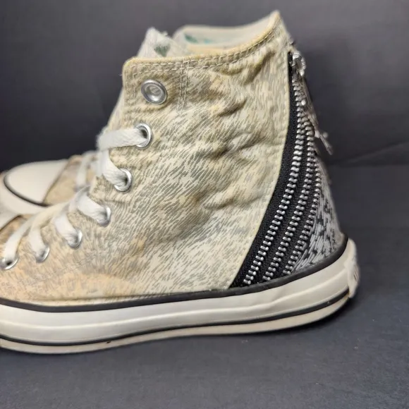Converse Chuck Taylor All Star Hi Top Reflective Streaks Tri Zipper Men's Size 7