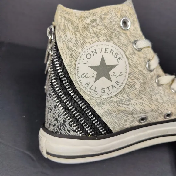 Converse Chuck Taylor All Star Hi Top Reflective Streaks Tri Zipper Men's Size 7