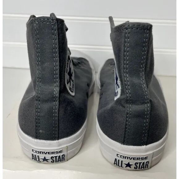 Converse Chuck Taylor All Star II Shoes Men Size 8 Gray White Sneakers 150143C