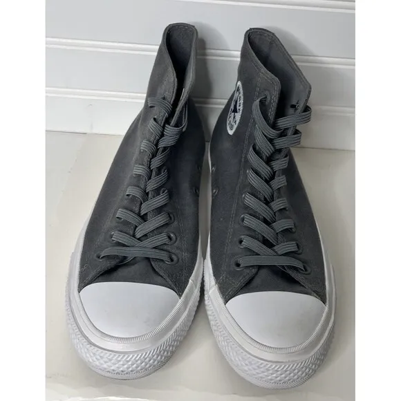 Converse Chuck Taylor All Star II Shoes Men Size 8 Gray White Sneakers 150143C