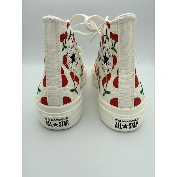 Converse Chuck Taylor All Star Lift Platform Women's Shoes 7 Cherries