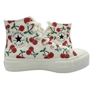 Converse Chuck Taylor All Star Lift Platform Women's Shoes 7 Cherries