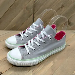 Converse Chuck‎ Taylor All Star Low Double Tongue Fashion Sneakers Girls Size 2