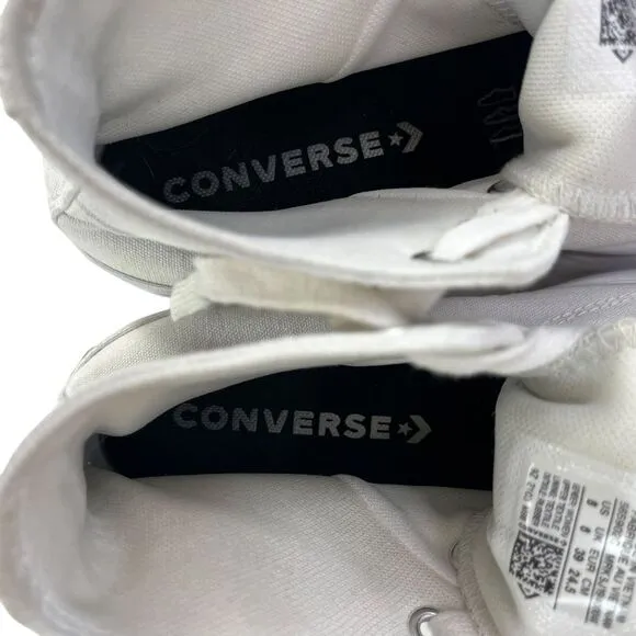 Converse Chuck Taylor‎ All Star Lugged Hi Platform Sneakers White Womens Size 8