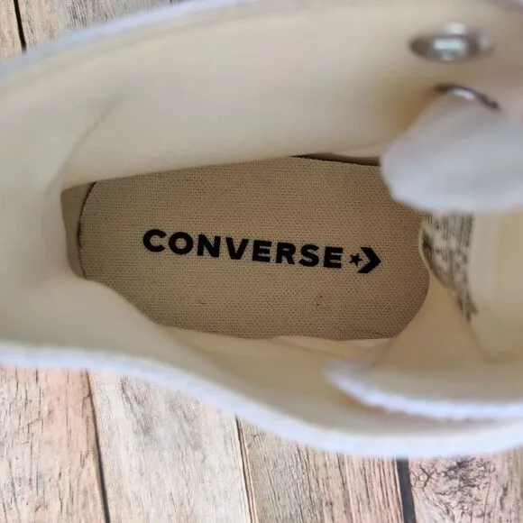 Converse Chuck Taylor All Star Lugged White Shoes Women's 10