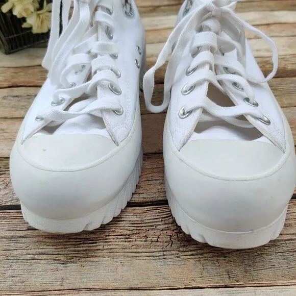 Converse Chuck Taylor All Star Lugged White Shoes Women's 10