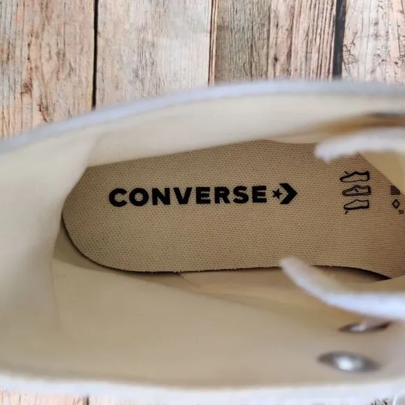 Converse Chuck Taylor All Star Lugged White Shoes Women's 10