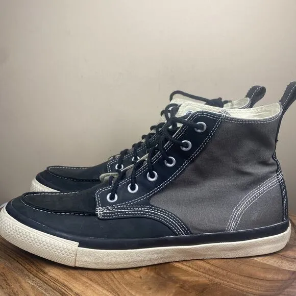 Converse Chuck Taylor All Star Mens Gray And Black Size 12 High Top Shoes