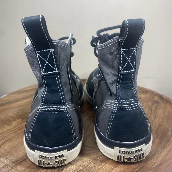 Converse Chuck Taylor All Star Mens Gray And Black Size 12 High Top Shoes
