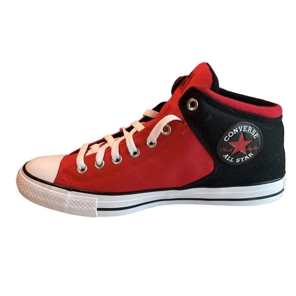 Converse Chuck Taylor All‎ Star Mens High Street Mid Red Sneakers