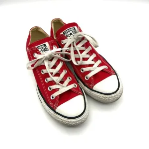 Converse Chuck Taylor All Star Shoes Low Top Red Women's 8 Men's 6 M9696