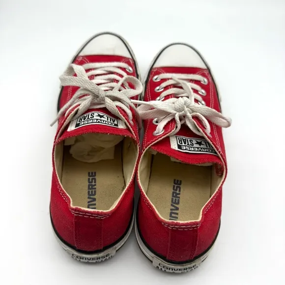Converse Chuck Taylor All Star Shoes Low Top Red Women's 8 Men's 6 M9696
