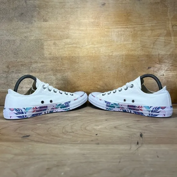 Converse Chuck Taylor All Star TROPIC Womens Size 9 Shoes Sneakers White 557348C