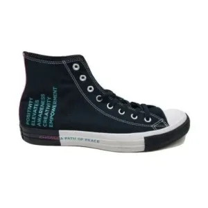 Converse Chuck Taylor All Stars Seek Peace Sneakers Mens 11.5 Black 166535F