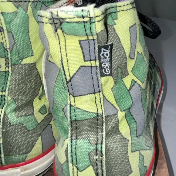 Converse Chuck Taylor Gorillaz All Star Camo Shoes (2011)
