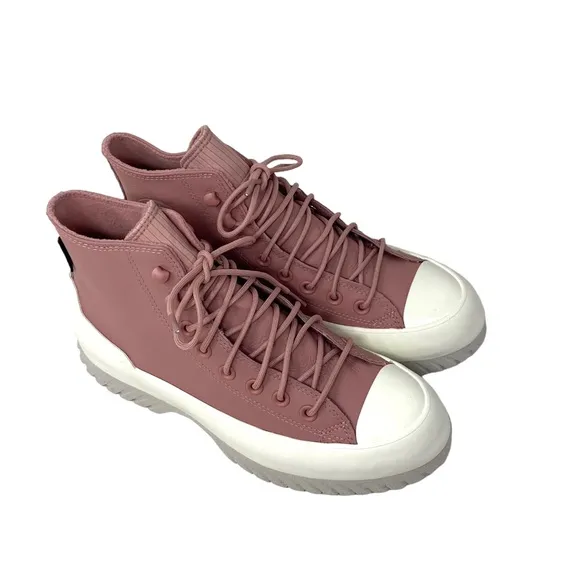 Converse Chuck Taylor Lugged 2.0 Shoes Women Size Flamingo Leather Skate A04635C