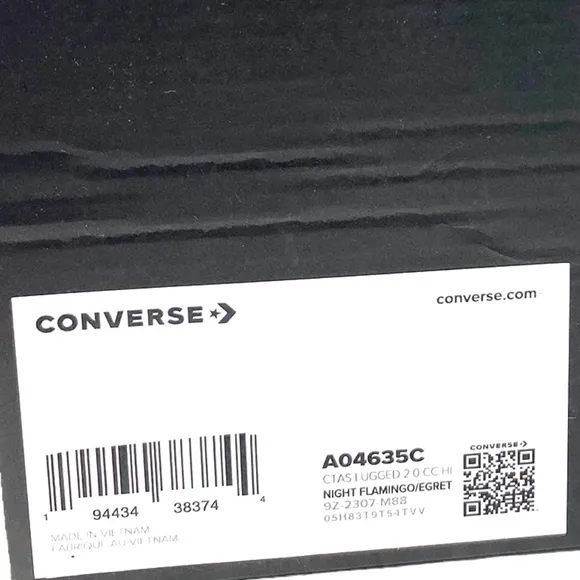 Converse Chuck Taylor Lugged 2.0 Shoes Women Size Flamingo Leather Skate A04635C