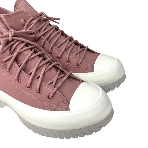 Converse Chuck Taylor Lugged 2.0 Shoes Women Size Flamingo Leather Skate A04635C