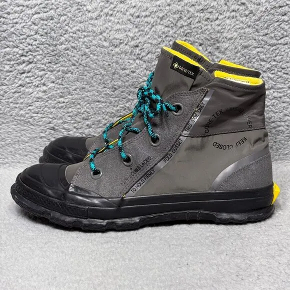 Converse Chuck Taylor MC18 Hi Mens Size 8 Sneakers Shoes Gray Gore-Tex 165937C