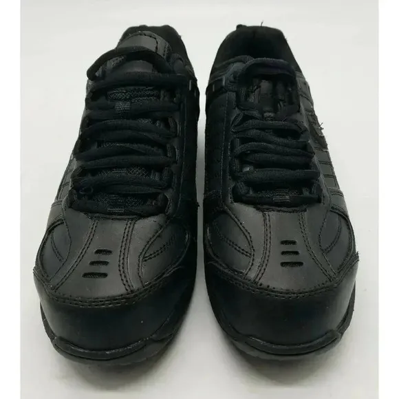 Converse Comfort Classic Steel Toe All Black Occupational Non Slip Shoes Men 8.5