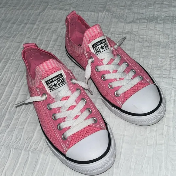 CONVERSE girls BIG KID CHUCK TAYLOR ALL STAR KNIT SNEAKERS size 1