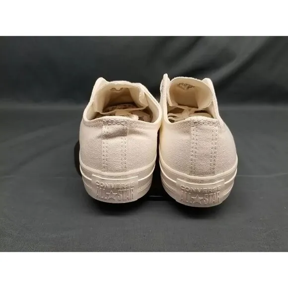 Converse Girls Chuck Taylor All Star Ox Sneakers Egret White Size 7 NEW IN BOX!