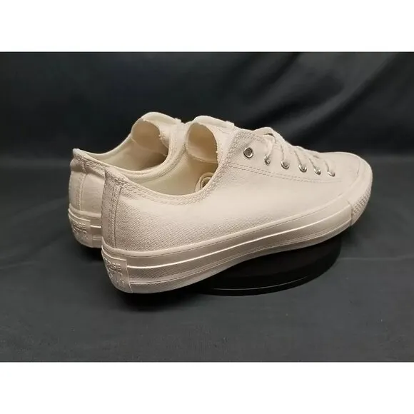 Converse Girls Chuck Taylor All Star Ox Sneakers Egret White Size 7 NEW IN BOX!