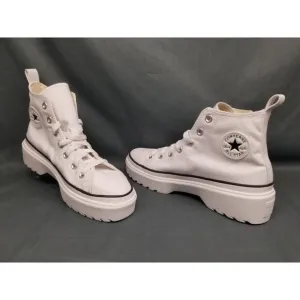 Converse Girls CT All Star Lugged Lift Hi Sneakers White Size 5 NEW IN BOX!