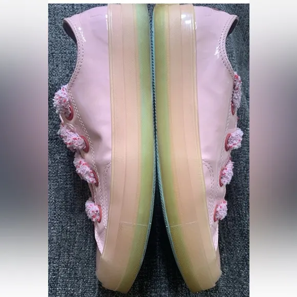 Converse JW Anderson Pink Mist Patent Leather Men’s Sz 8.5 Chuck 70 Low Top Toy
