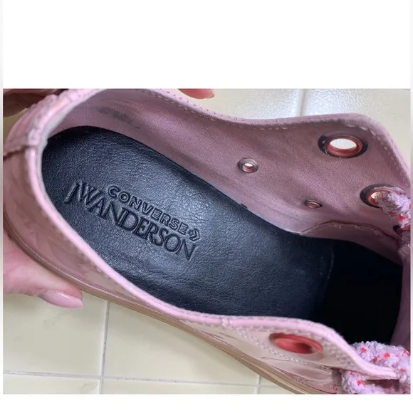 Converse JW Anderson Pink Mist Patent Leather Men’s Sz 8.5 Chuck 70 Low Top Toy