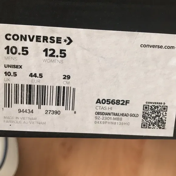 Converse Men's Chuck Taylor All Star High'Clubhouse - Tennis Club' Size 10.5
