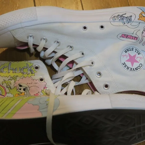 Converse Notebook Print Chuck Taylor All Star High (166562C) Men's 12 Women's 14