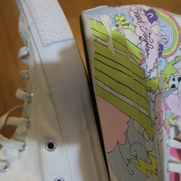 Converse Notebook Print Chuck Taylor All Star High (166562C) Men's 12 Women's 14