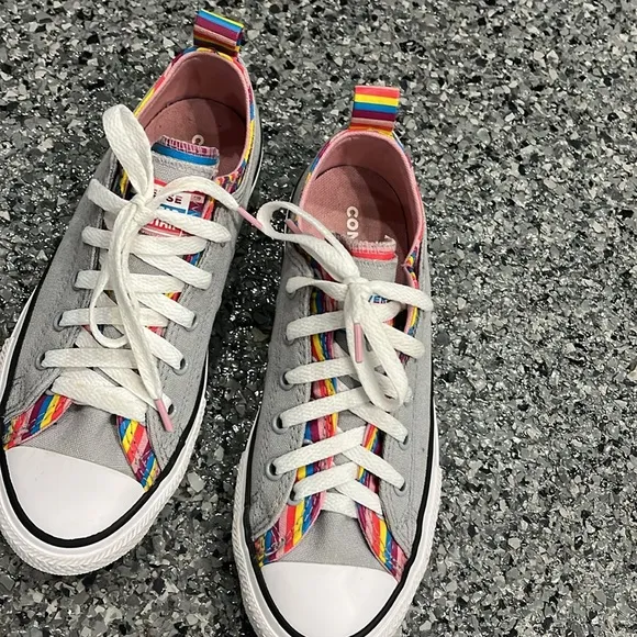 Converse shoes  Girls Chuck Taylor All Star Double Upper Sneakers 4