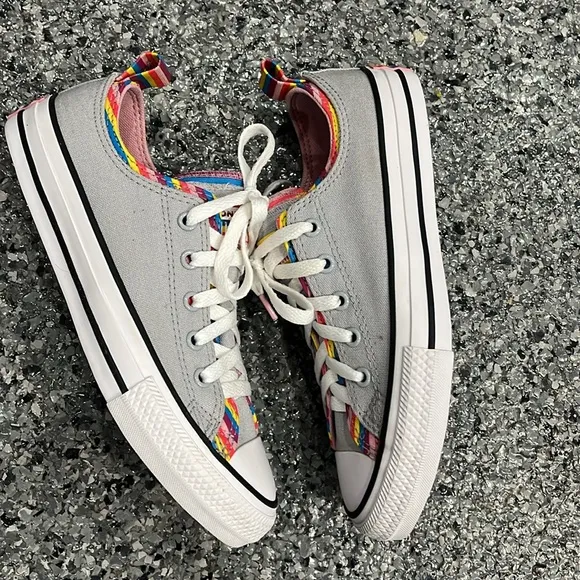 Converse shoes  Girls Chuck Taylor All Star Double Upper Sneakers 4