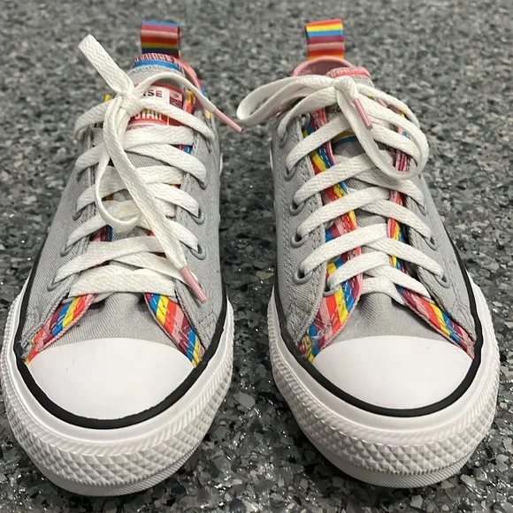 Converse shoes  Girls Chuck Taylor All Star Double Upper Sneakers 4