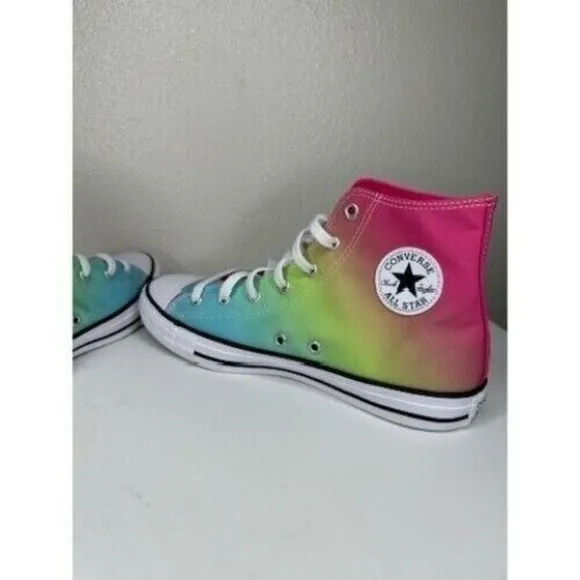 Converse‎ Size 5 Chuck Taylor All Star HI TOP Rainbow Shoes CTAS Kid A07337F