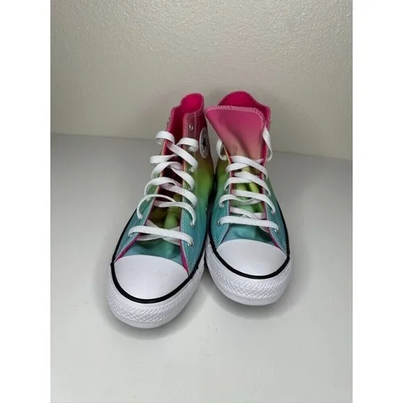 Converse‎ Size 5 Chuck Taylor All Star HI TOP Rainbow Shoes CTAS Kid A07337F