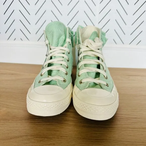 ⭐Converse Women Shoes Size 10 Chuck Taylor All Star Hi Bow Sneakers Mint A10245C