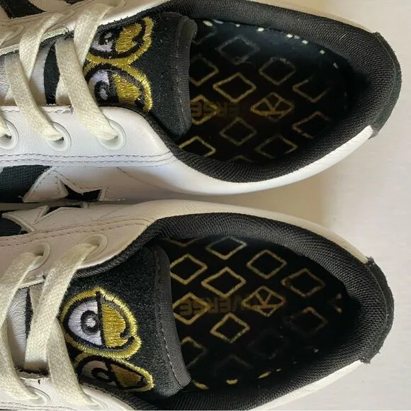 CONVERSE X KROOKED Star Player Pro Ox  Limited Edition White Leather Shoes Sz 10