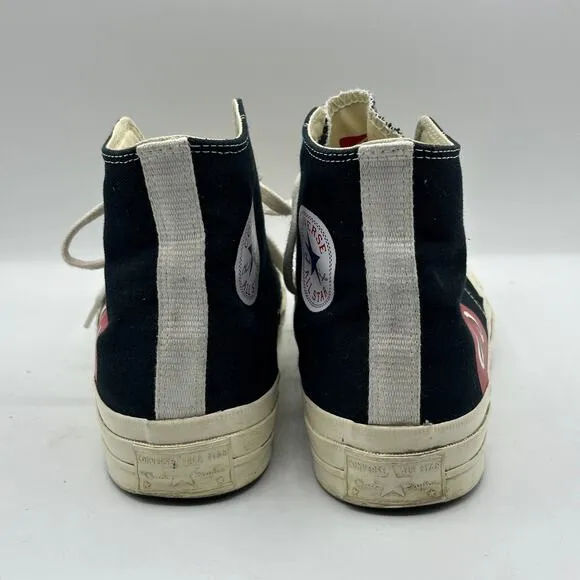 CONVERSE x PLAY COMME DES GARCONS Chuck Taylor 70 High Risk Red Sz 8/10 Sz