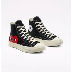 CONVERSE x PLAY COMME DES GARCONS Chuck Taylor 70 High Risk Red Sz 8/10 Sz
