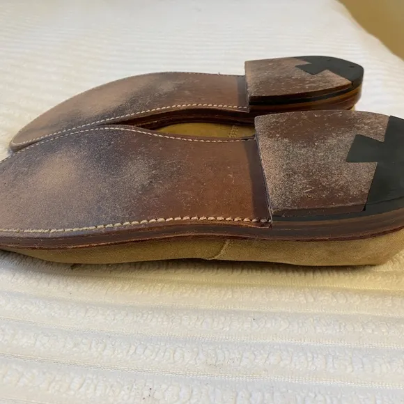 COPY - Alden Unlined Suede Plain Toe Blucher in Tan