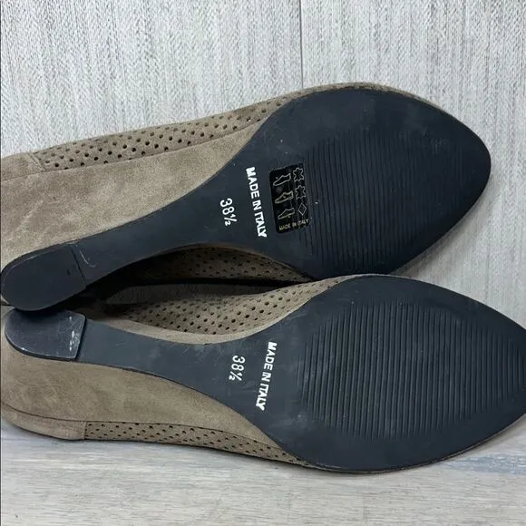 Cordani Brown Leather Shoes size 38 1/2 Made in Italy