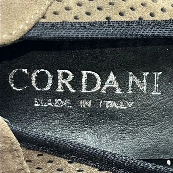 Cordani Brown Leather Shoes size 38 1/2 Made in Italy