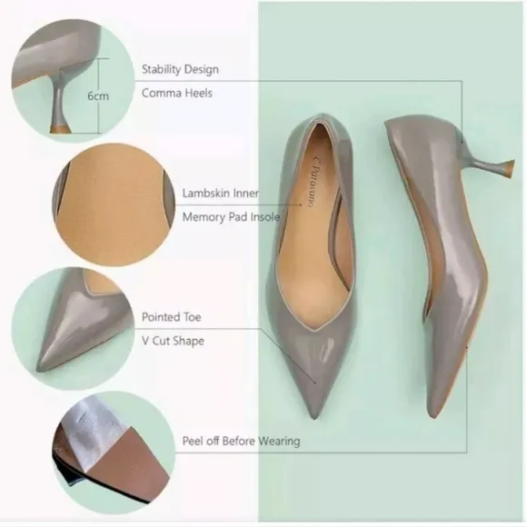 C.paravano Gray Women's Shoes